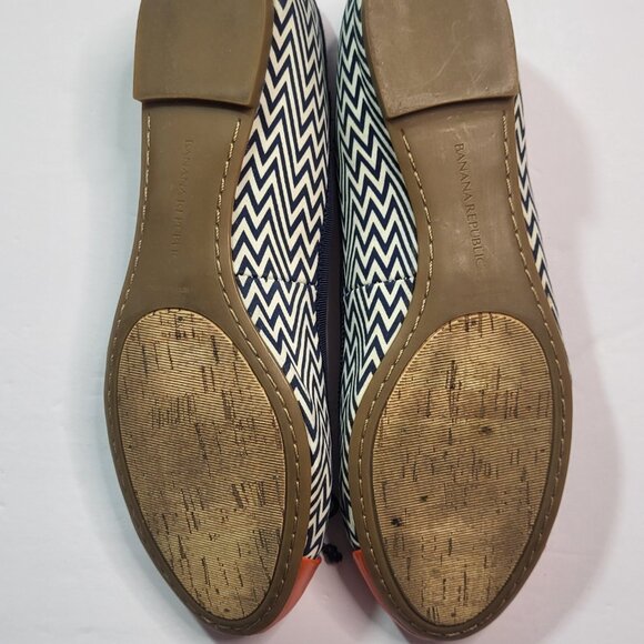 Bannana Republic Alana Bow Ballet Flat Size 7.5 Gently Used - Picture 5 of 5